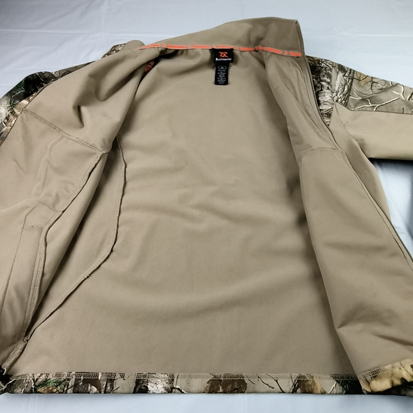 RealTree Xtra Camo Jacket Adult 2XL Softshell Full Zip Fleece Lined Hunting - Picture 14 of 14